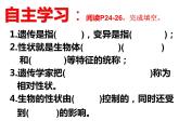 人教版八下生物 7.2.1基因控制生物的性状 课件