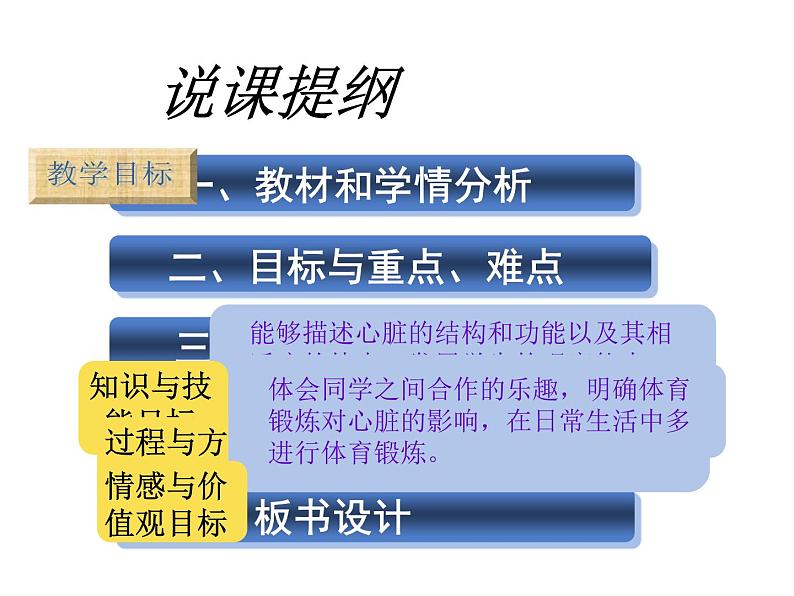 苏教版七下生物 10.2人体内的血液循环  说课课件第4页