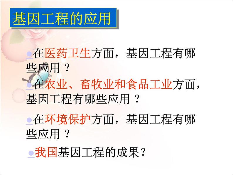 苏教版八下生物 24.1现代生物技术的应用 课件第8页