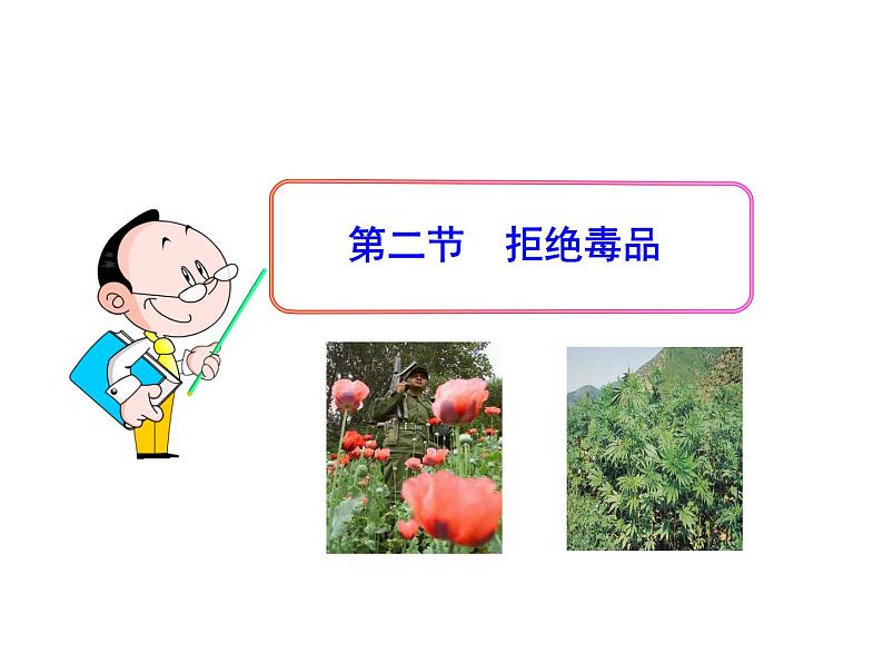 苏教版八下生物 26.2拒绝毒品 课件第1页