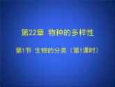 北师大版八下生物 22.1生物的分类 课件