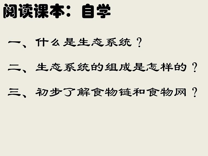济南社八年级下册生物 6.2.1生态系统的组成 课件第2页