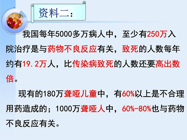 冀教版七年级下册生物 7 科学用药 保障健康 课件第4页