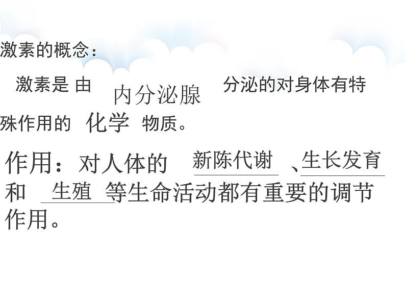 苏教版七年级下册生物 12.1人体的激素调节 课件第2页