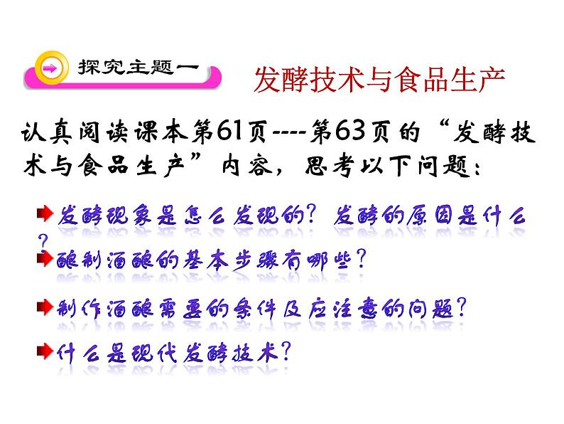 苏教版八年级下册生物 23.1源远流长的发酵技术 课件第4页