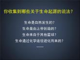 北师大版八下生物 21.1生命的起源 课件