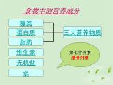 济南版七年级下册生物 1.1食物的营养成分 课件
