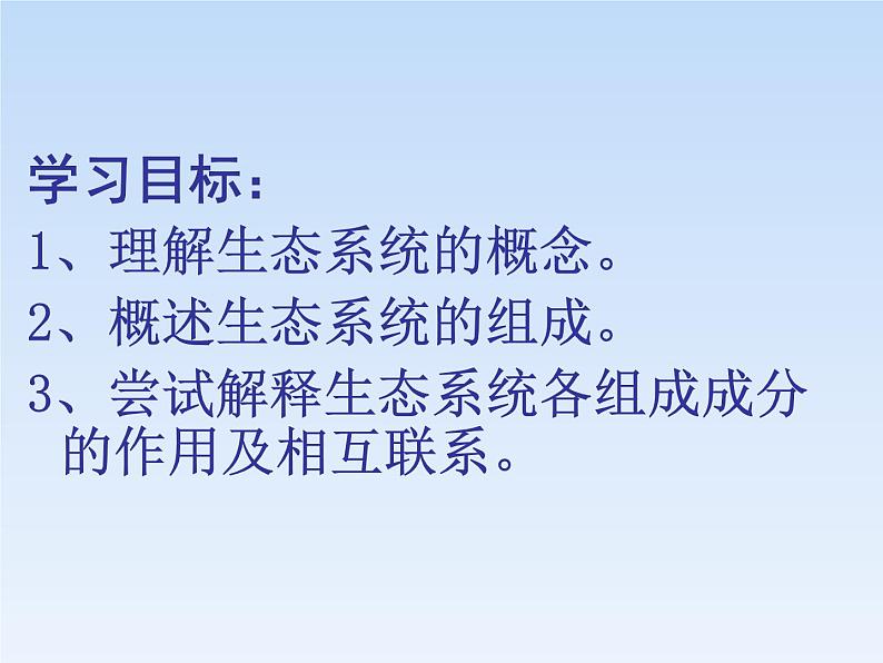 济南社八年级下册生物  6.2.1生态系统的组成 课件03