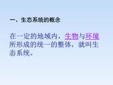 济南社八年级下册生物  6.2.1生态系统的组成 课件