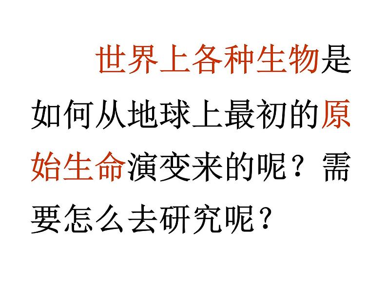 济南社八年级下册生物  5.1.3生物进化的历程 课件第4页