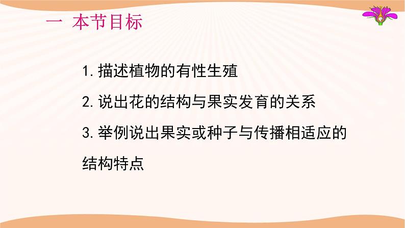 苏教版八年级下册生物 21.2植物的有性生殖 课件02