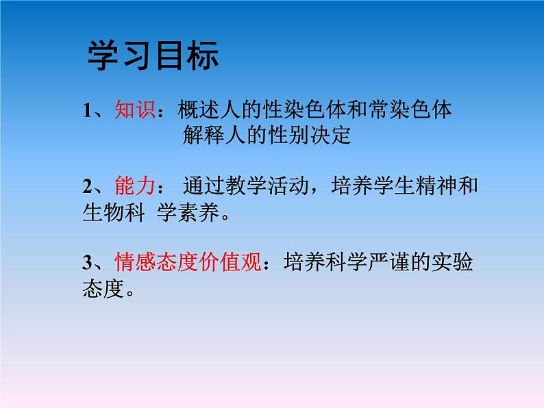 苏教版八年级下册生物 22.3人的性别决定 课件02