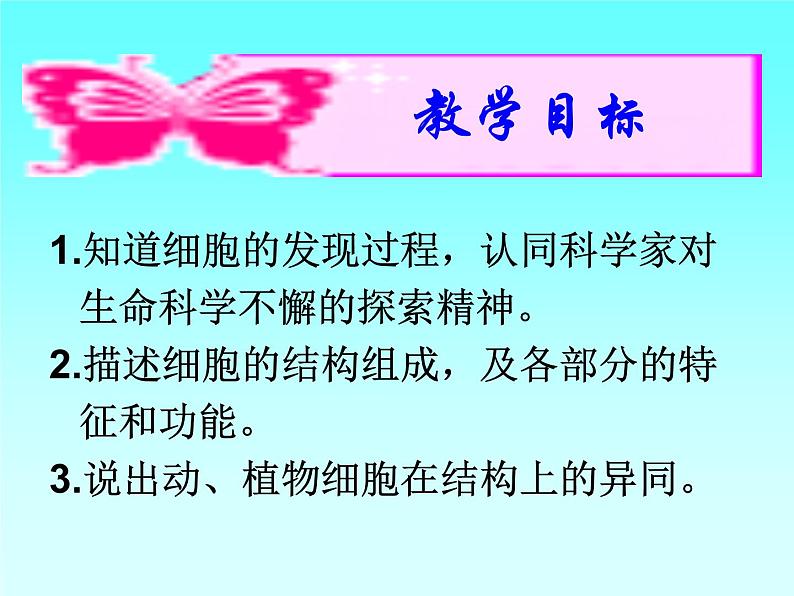 苏科版七年级下册生物 8.1生物体的基本结构 课件第3页