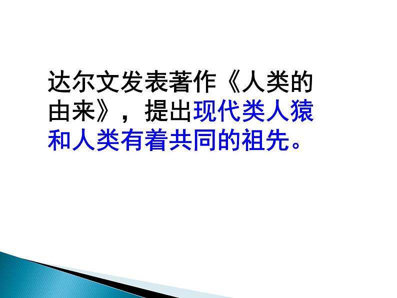 苏科版八年级下册生物 23.4人类的起源和进化 课件第8页