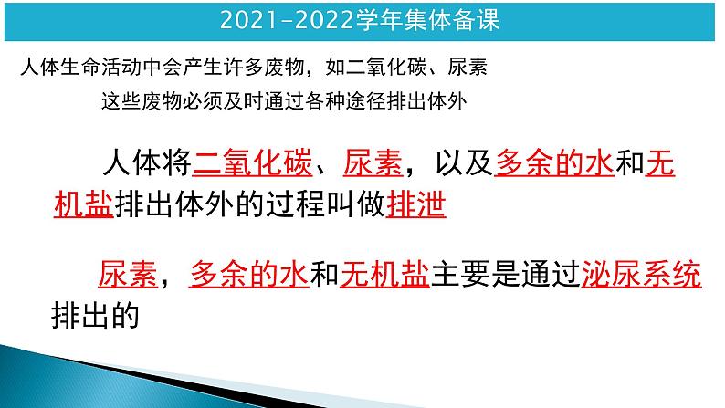 第四单元第五章人体内废物的排出课件人教版生物七年级下册第2页