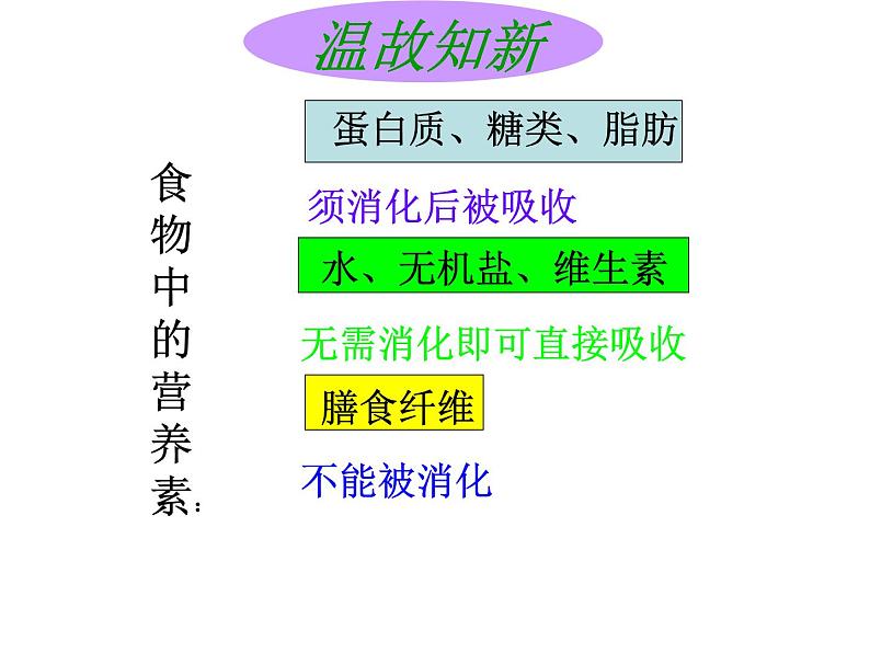 冀教版七年级下册生物 1.2食物的消化 课件第2页