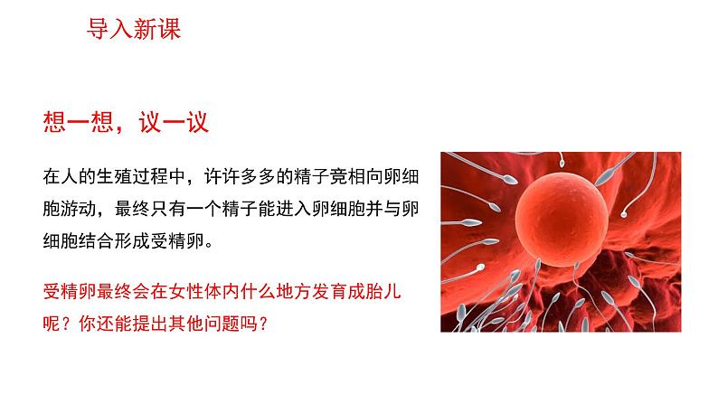 人教版七年级生物下册4.1.2《人的生殖》课件第1页