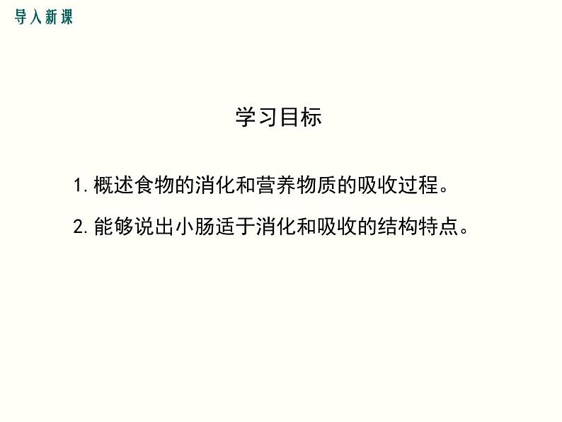 人教版七年级下册生物 第二章 第二节  消化和吸收 第2课时 食物的消化过程和营养物质的吸收课件(共21张PPT)第3页