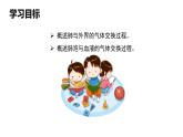 人教版七年级生物下册4.3.2《发生在肺内的气体交换》课件（含嵌入视频）