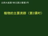 北师大版八下生物 22.3植物的主要类群 课件