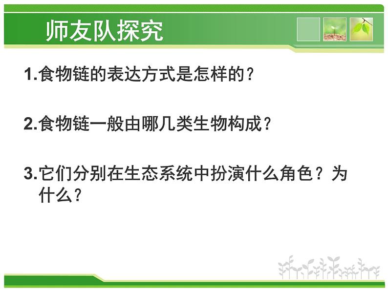 冀教版八下生物 7.2.2食物链和食物网 课件第5页