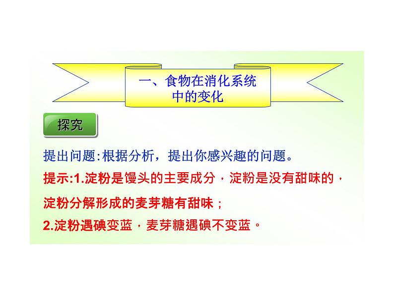 济南版七年级下册生物 1.2消化和吸收 课件第4页