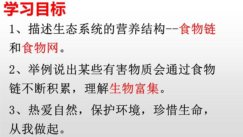 济南社八年级下册生物 6.2.2食物链和食物网 课件02