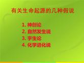 冀教版八年级下册生物  6.3.1生命的起源 课件