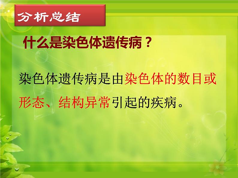 冀教版八年级下册生物  6.2.3遗传病与优生 课件第5页