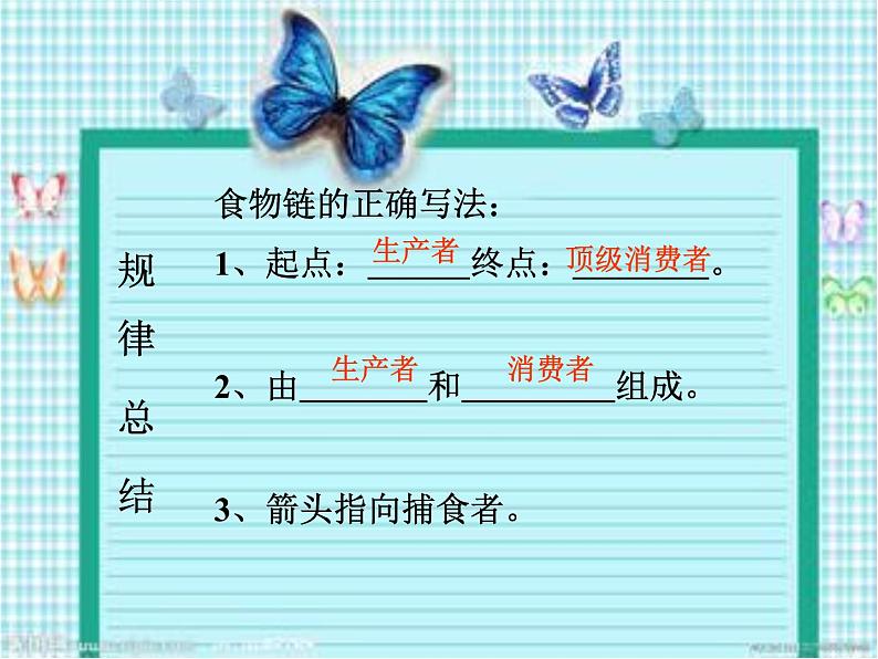 冀教版八年级下册生物  7.2.2食物链和食物网 课件06