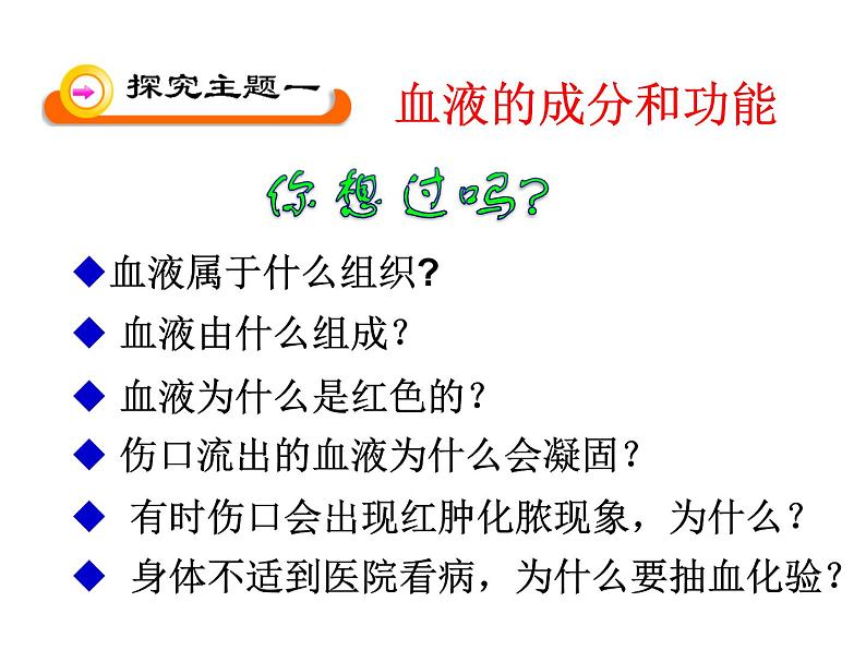 苏教版七年级下册生物 10.1血液和血型 课件04