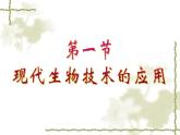 蘇教版八年級(jí)下冊(cè)生物 24.1現(xiàn)代生物技術(shù)的應(yīng)用 課件