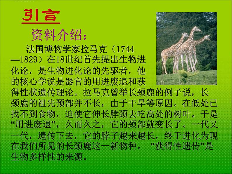 苏科版八年级下册生物 23.3生物进化的原因 课件03