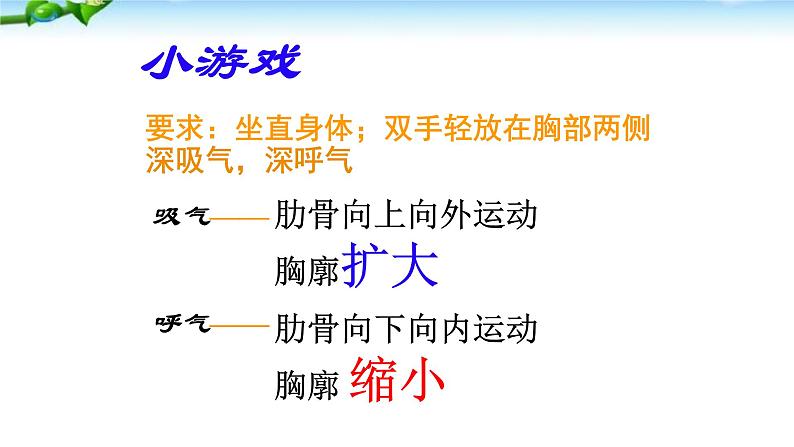 人教版生物七年级下册《发生在肺内的气体交换》课件第7页