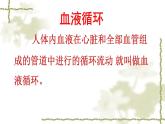 北师大版七下生物 9.2血液循环 课件