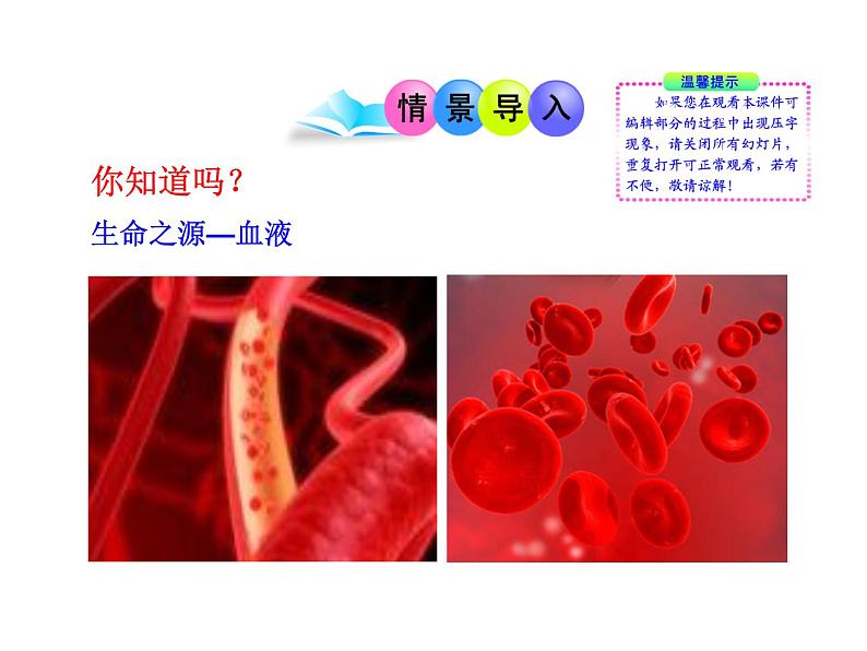 济南版七下生物 3.1物质运输的载体 课件02