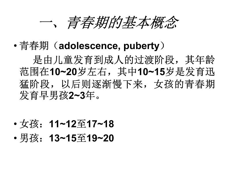 人教版七下生物 1.3青春期  课件03