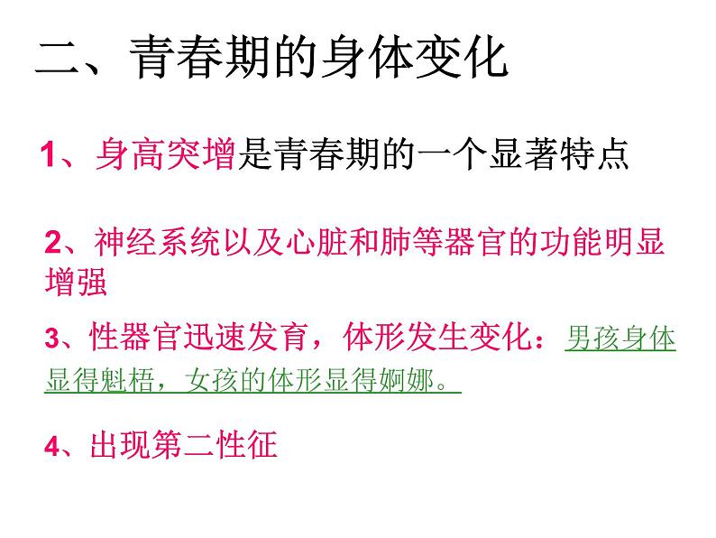 人教版七下生物 1.3青春期  课件07