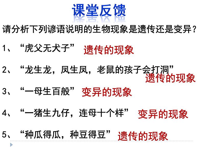 人教版八下生物  7.2.1基因控制生物的性状 课件06