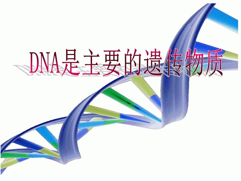 苏教版八下生物 22.1DNA是主要的遗传物质 课件01