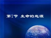 苏科版八下生物  23.1 生命的起源 课件