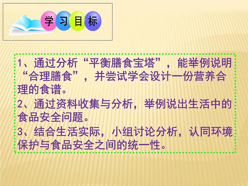 3-1-3合理膳食与食品安全-【备好公开课】2021-2022学年七年级生物下学期同步精品课件（济南版）第2页