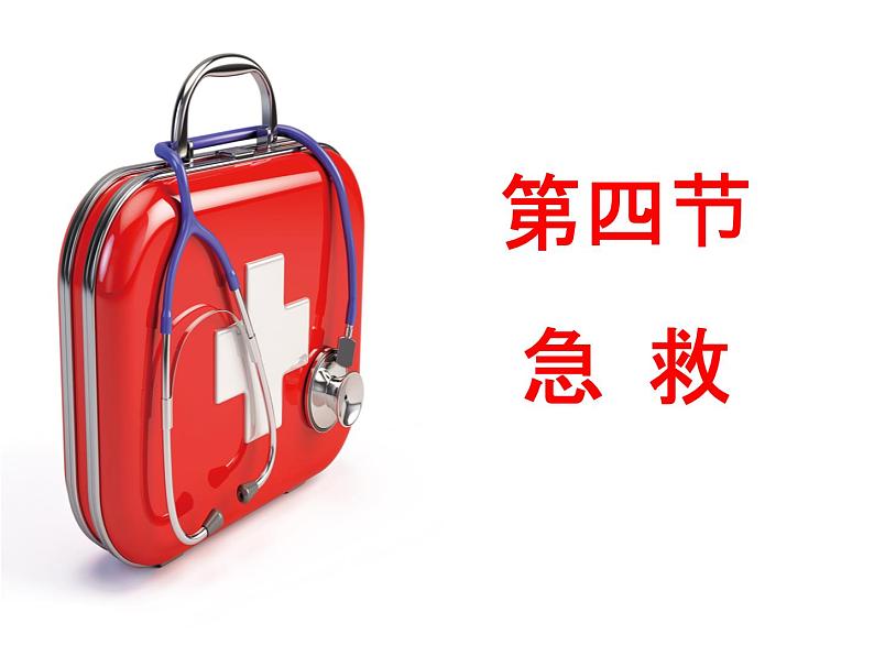 初中生物北京版八年级下册 安全用药与急救部优课件01