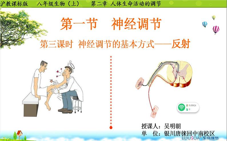 初中生物沪教版八年级上册神经调节的基本方式——反射部优课件03