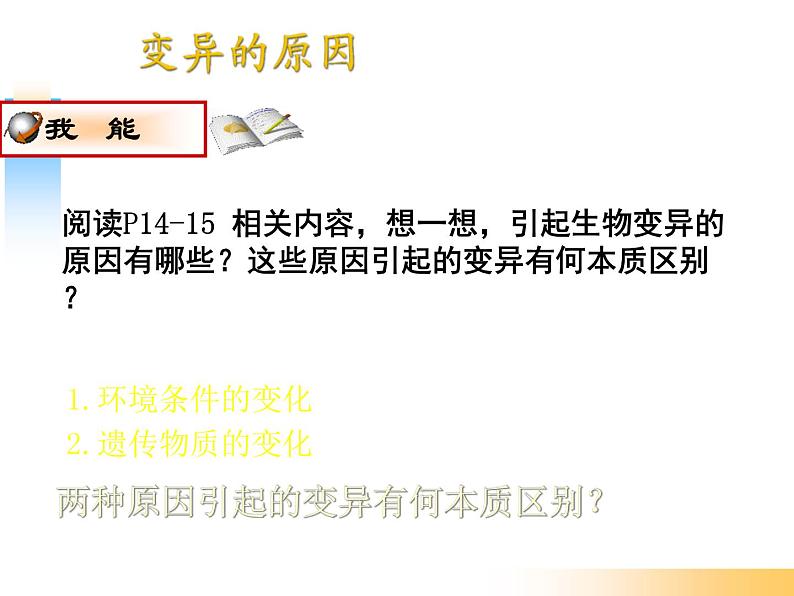 苏教版八下生物 22.5生物的变异 课件第7页