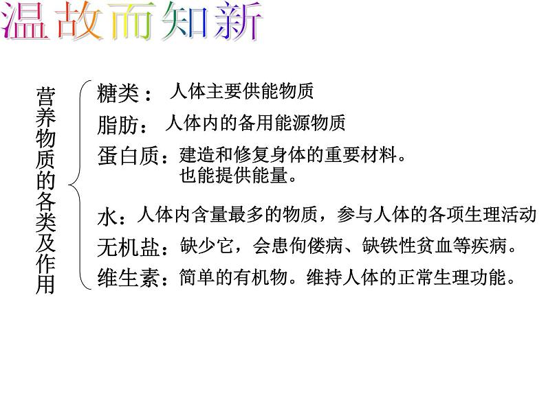 济南版七年级下册生物 1.2消化和吸收 课件03