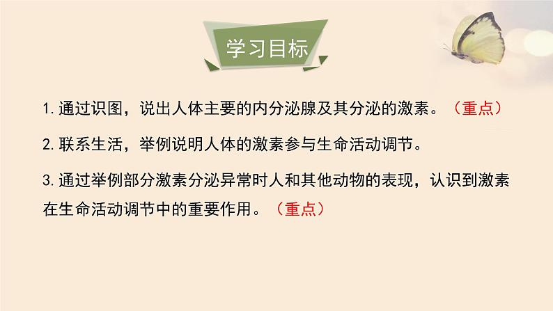 济南版七年级下册生物 5.1人体的激素调节 课件第4页