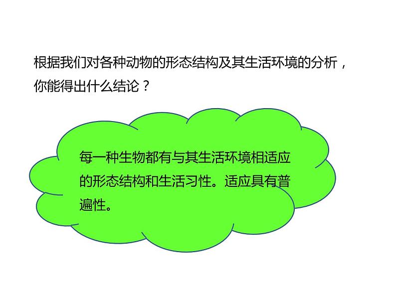 冀教版八年级下册生物  7.1.2生物对环境的适应和影响 课件07