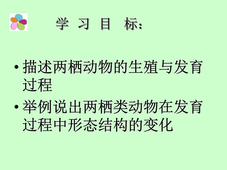 苏教版八年级下册生物 21.4两栖类的生殖与发育 课件第2页