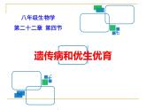 苏教版八年级下册生物 22.4遗传病和优生优育  课件